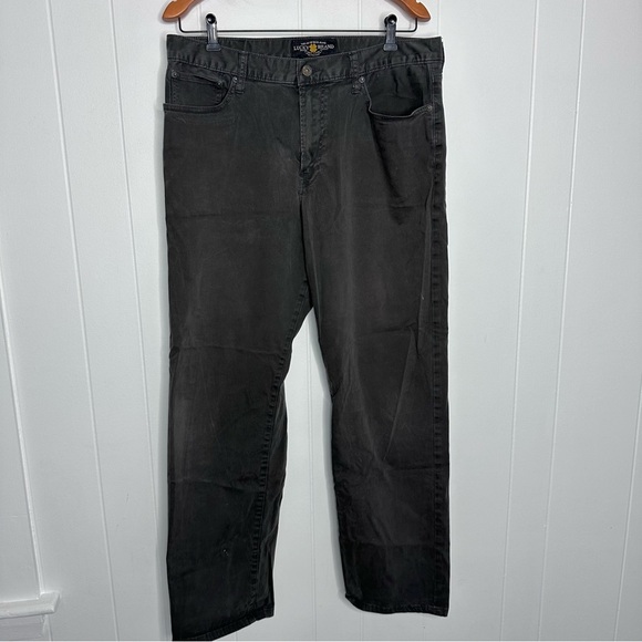 Lucky Brand 429 Classic Straight Sueded Pants - Picture 1 of 11